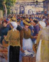 Pissarro, Camille - Poultry Market at Gisors
